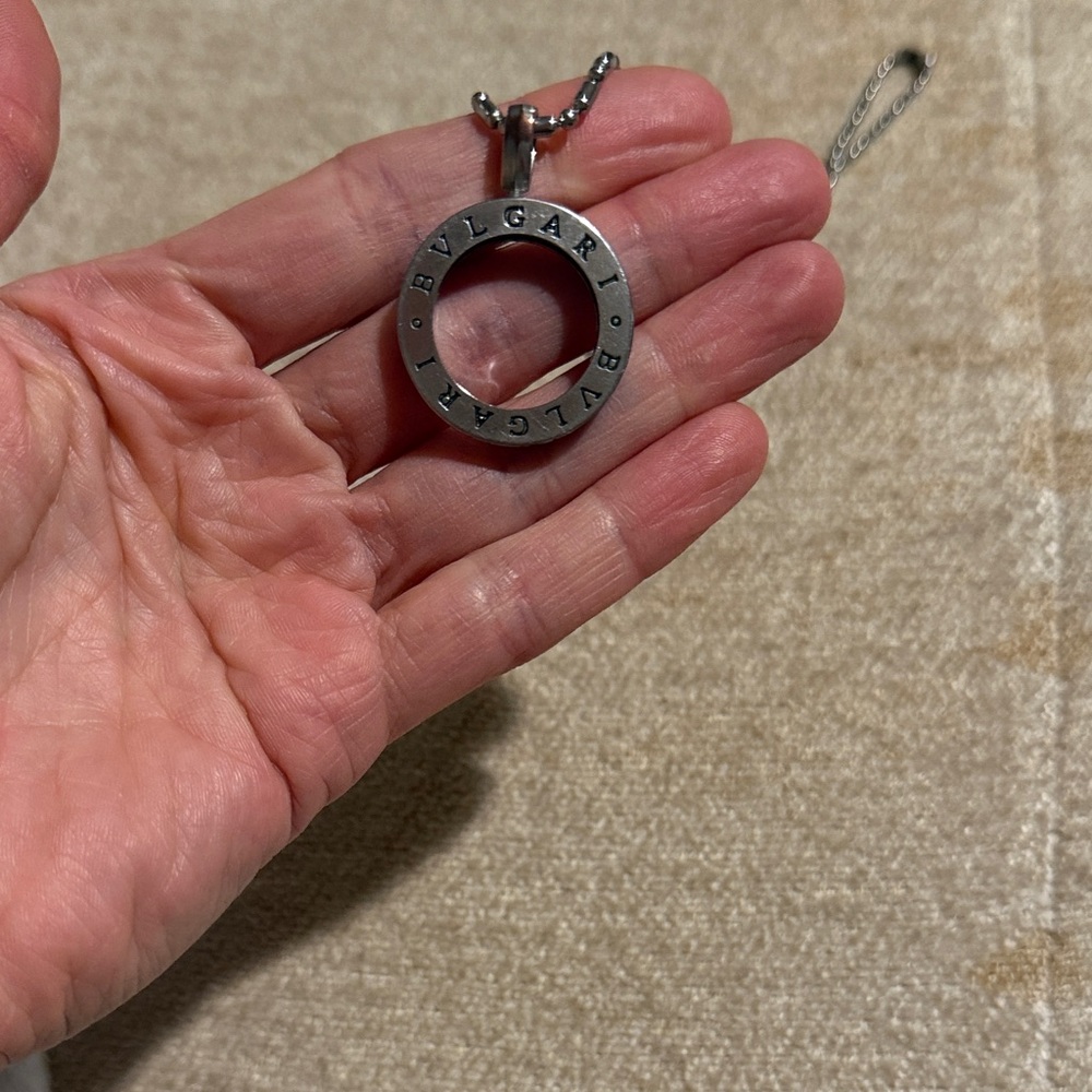 Bulgari Circular Silver Necklace